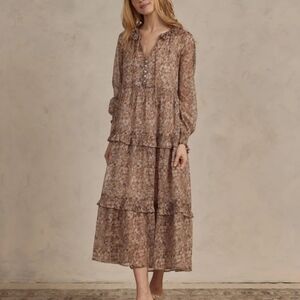 Noralee Mirabelle Floral Maxi Dress Autumn XL